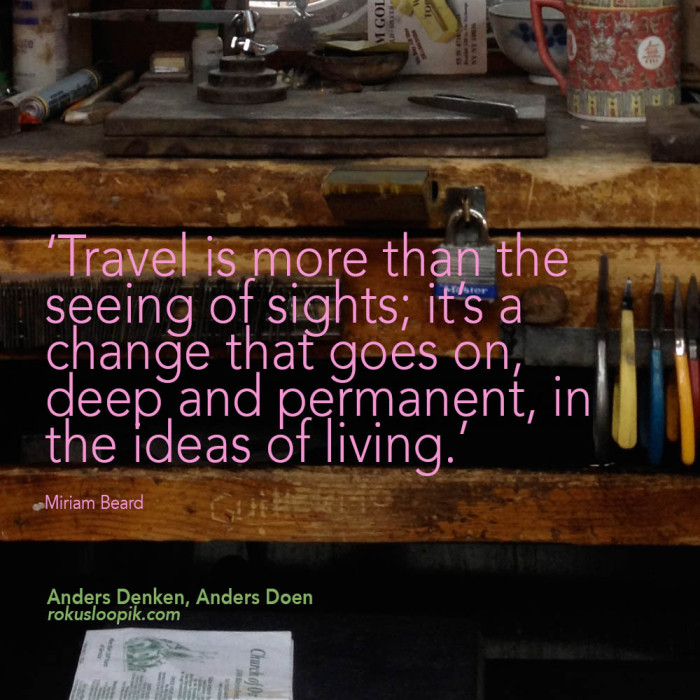 Daiy Recovery Quote On: Travel Is More...